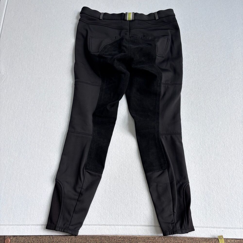 Horze Supreme Evonne Softshell Fullseat Winter Breeches Women's Sz 30 Black - Picture 4 of 8